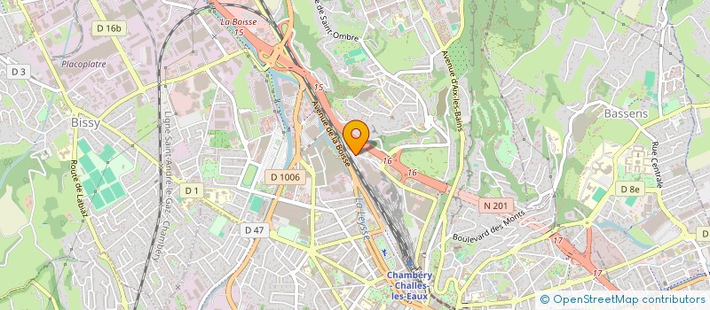 localisation de l'entreprise SYNDICAT SUD-RAIL DE CHAMBERY  CHAMBERY