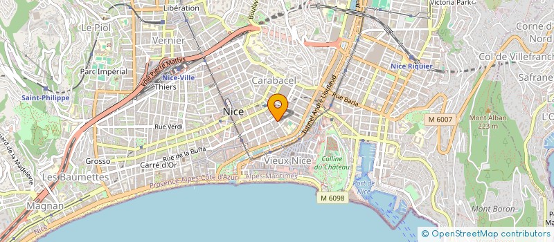 localisation de l'entreprise SYNDICAT SUD SANTE SOCIAUX DES ALPES MARITIMES à NICE
