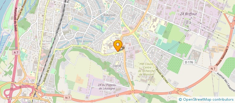 localisation de l'entreprise SYNDICAT SUD SANTE SOCIAUX DROME ARDECHE  VALENCE