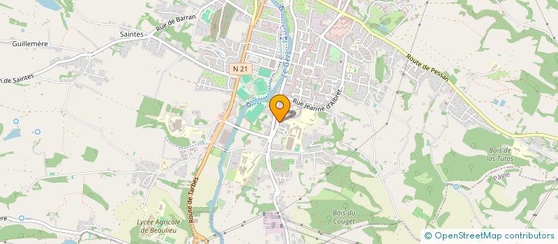 localisation de l'entreprise SYNDICAT TRANSPORT ROUTIER DU GERS  AUCH