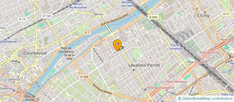 localisation de l'entreprise SYNDICAT TRAVAILLEURS DE LA METALLURGIE à LEVALLOIS-PERRET
