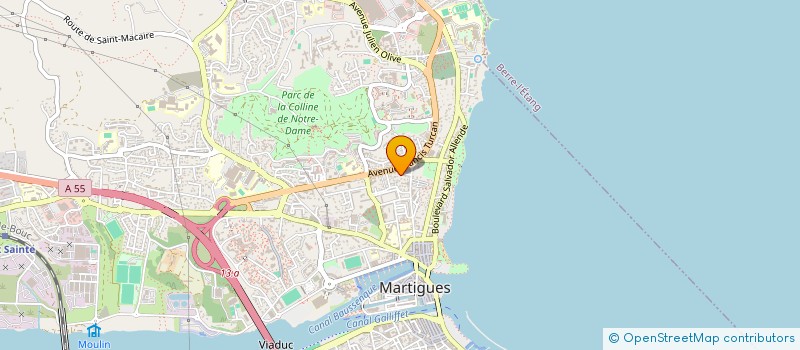 localisation de l'entreprise SYNDICAT UNION LOCALE FORCE OUVRIERE DE MARTIGUES à MARTIGUES
