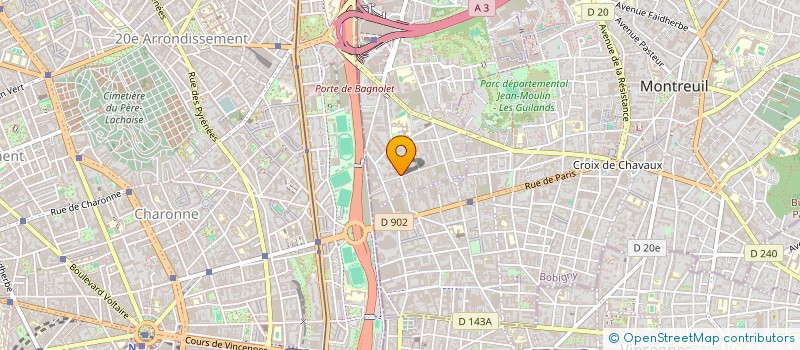 localisation de l'entreprise SYNDICAT UNSA DU GROUPE COMPASS & SES FILIALES à BAGNOLET