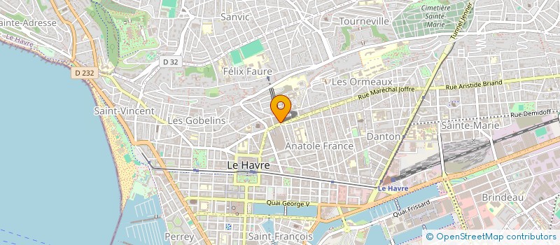 localisation de l'entreprise SYNDICAT VIGNE à LE HAVRE