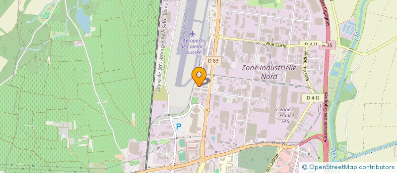 localisation de l'entreprise SYNDICAT VIGNERONS INDEPENDANTS ALSACE  COLMAR