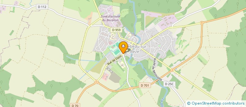 localisation de l'entreprise SYNDICAT VINGEANNE BEZE ALBANE à BEZOUOTTE