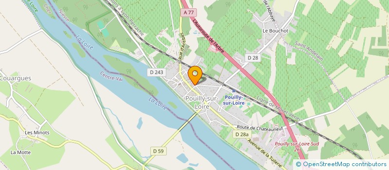 localisation de l'entreprise SYNDICAT VITICOLE  POUILLY-SUR-LOIRE