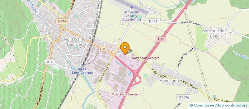 localisation de l'entreprise SYNDICAT VITICOLE  NUITS-SAINT-GEORGES