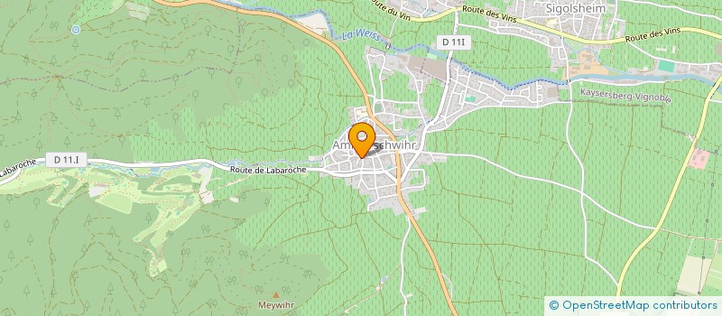 localisation de l'entreprise SYNDICAT VITICOLE  AMMERSCHWIHR