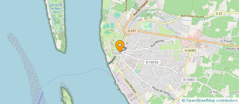 localisation de l'entreprise SYNDICAT VITICOLE DE BLAYE à BLAYE