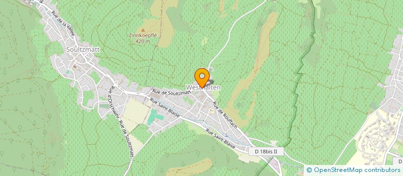 localisation de l'entreprise SYNDICAT VITICOLE DE WESTHALTEN  WESTHALTEN