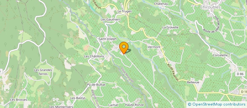 localisation de l'entreprise SYNDICAT VITICOLE VILLIE MORGON  VILLIE-MORGON