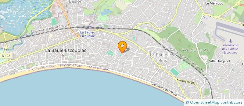 localisation de l'entreprise SYNDICATS DES COPROPRIETAIRES  LA BAULE-ESCOUBLAC