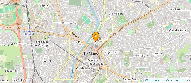 localisation de l'entreprise SYNDICATS DES COPROPRIETES CARDINAL GRENTE  LE MANS