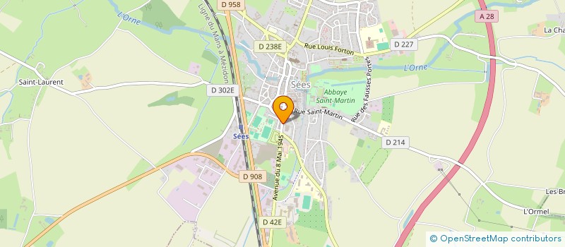 localisation de l'entreprise SYNDICATS DES MASSEURS KINESITHERAPEUTES à SEES