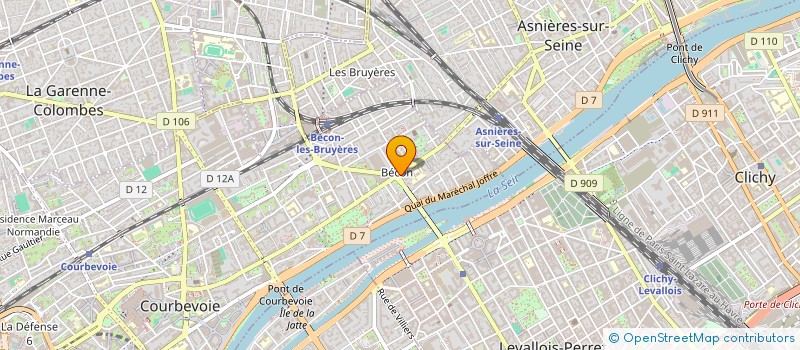 localisation de l'entreprise SYNDICATS DES PHARMACIENS DES HAUTS DE SEINE ET DU VAL DE MARNE à COURBEVOIE