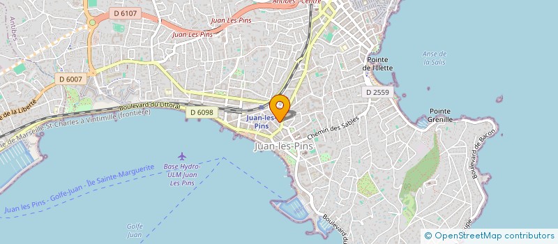localisation de l'entreprise SYNDICATS PATRONAUX HOTELIERS D ANTIBES à ANTIBES