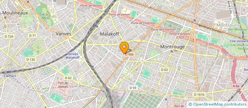 localisation de l'entreprise SYNDICATT DES COPROPRIETAIRES  MALAKOFF