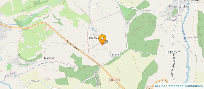 localisation de l'entreprise SYNDICAY DE L ETALON VERGLAS à TICHEVILLE