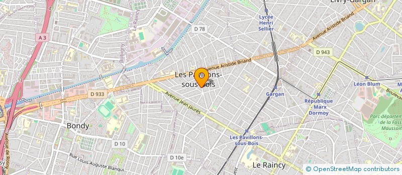 localisation de l'entreprise SYNDIKAT EDITIONS à LES PAVILLONS-SOUS-BOIS