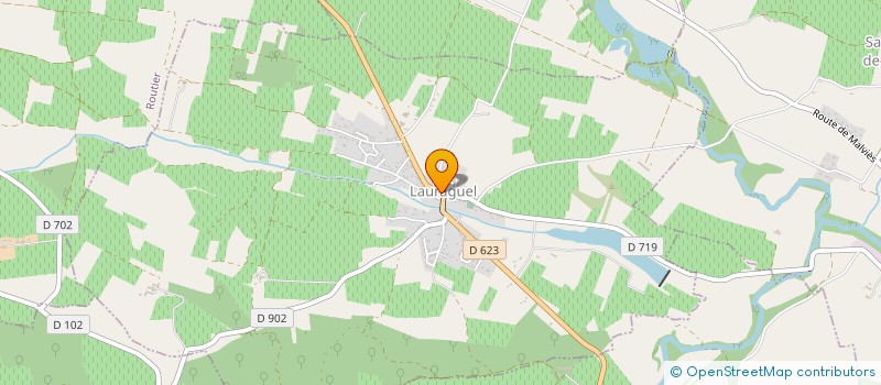 localisation de l'entreprise SYNDIVAT INTERCOMMUNAL A VOCATION UNIQUE DE LA STATION D EPURATION DU RAZES à LAURAGUEL