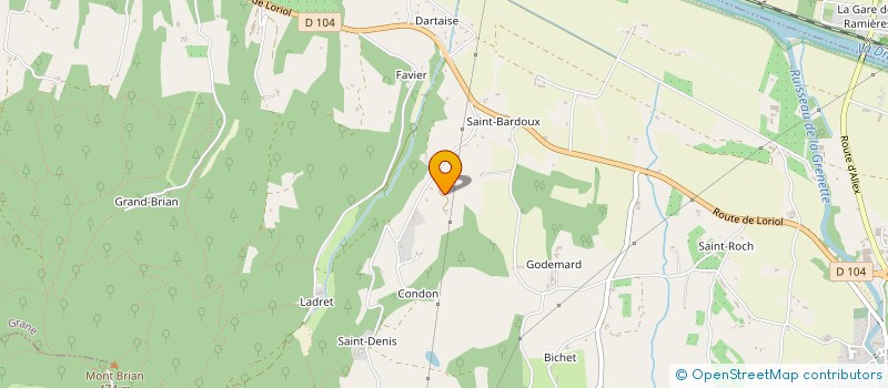 localisation de l'entreprise SYNDROME  GRANE