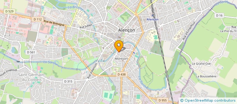 localisation de l'entreprise SYNDROME DE L'ORNE à ALENCON