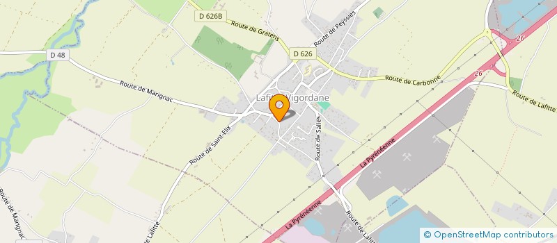 localisation de l'entreprise SYNDROME MUSIC  LAFITTE-VIGORDANE