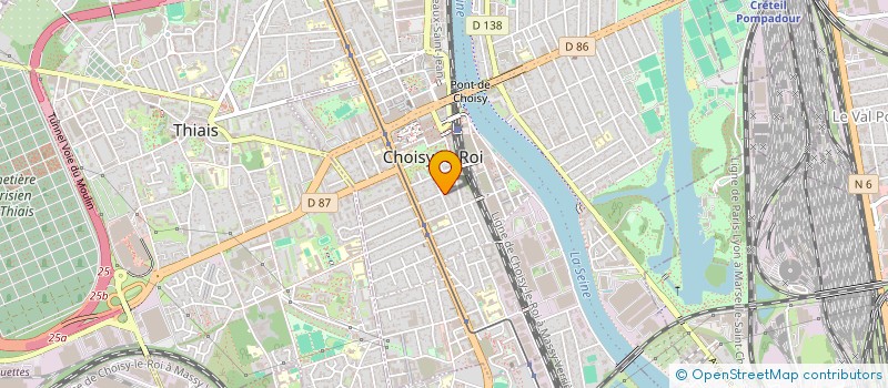 localisation de l'entreprise SYNDYC COPROP 9 RUE ALPHONSE BRAULT à CHOISY-LE-ROI