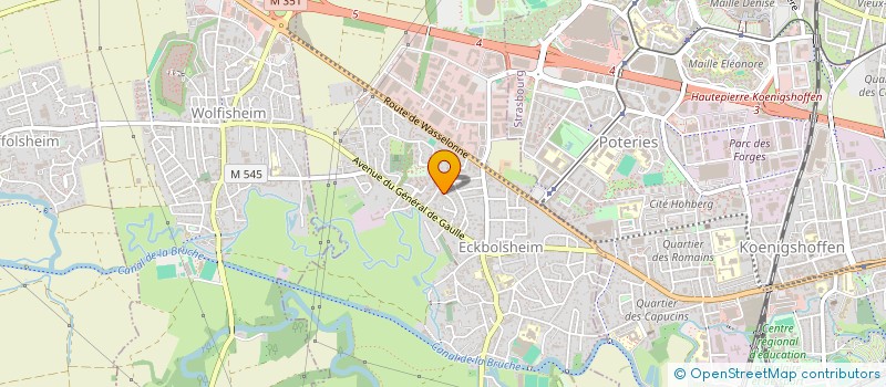 localisation de l'entreprise SYNDYC COPROP AZUREZLES à ECKBOLSHEIM