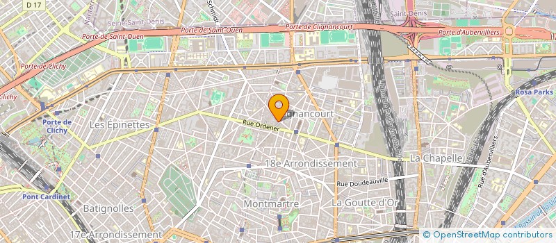 localisation de l'entreprise SYNDYCAT COPRO DU 15 RUE DU POTEAU  PARIS