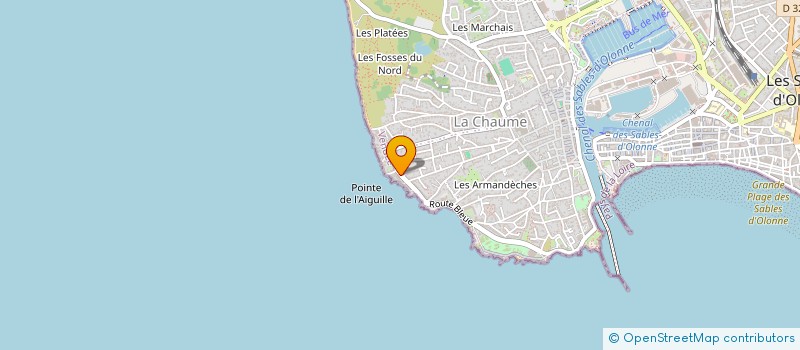 localisation de l'entreprise SYNDYCAT DE COPROPRIETE LA COTE BLEUE à LES SABLES D'OLONNE