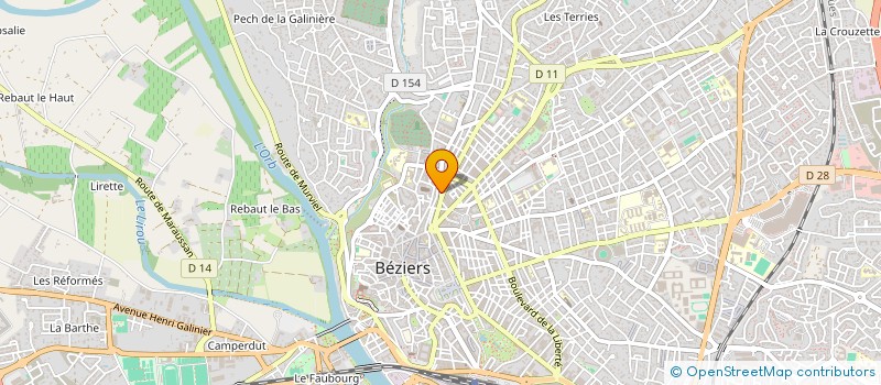 localisation de l'entreprise SYNE à BEZIERS