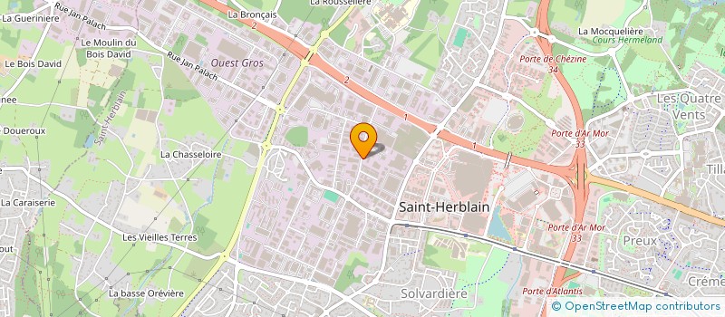 localisation de l'entreprise SYNEA  SAINT-HERBLAIN