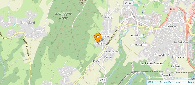 localisation de l'entreprise SYNECOM  POISY