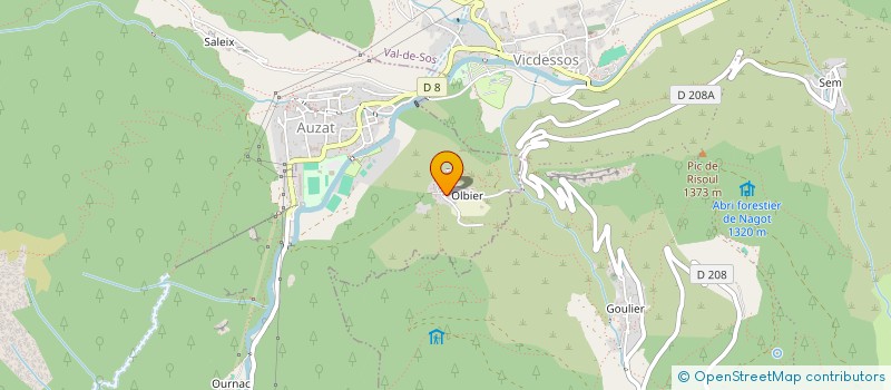 localisation de l'entreprise SYNEDRIA à AUZAT