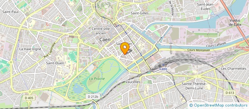 localisation de l'entreprise SYNEGORE PARTICIPATION à CAEN