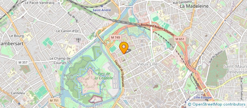 localisation de l'entreprise SYNEIDO à LILLE