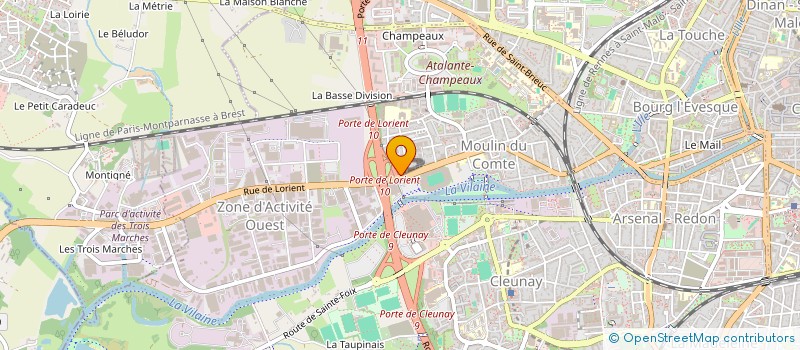 localisation de l'entreprise SYNEIKA à RENNES