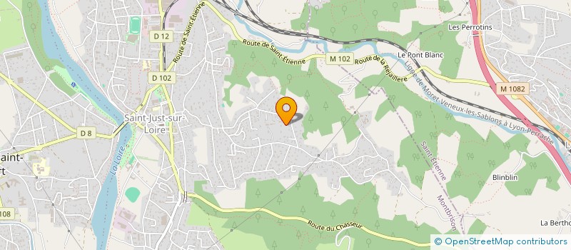 localisation de l'entreprise SYNELIO  SAINT-JUST-SAINT-RAMBERT