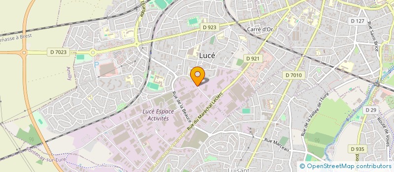 localisation de l'entreprise SYNELVA à LUCE