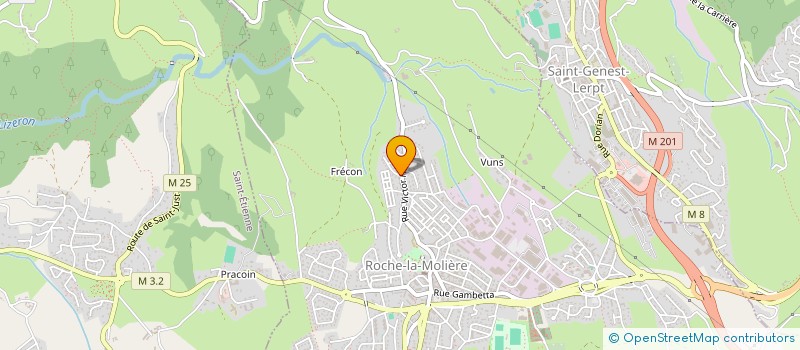 localisation de l'entreprise SYNEPART à ROCHE-LA-MOLIERE