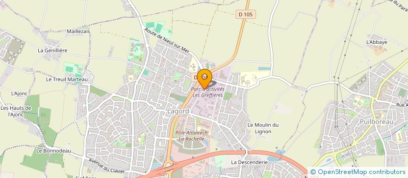 localisation de l'entreprise SYNER 4  LAGORD