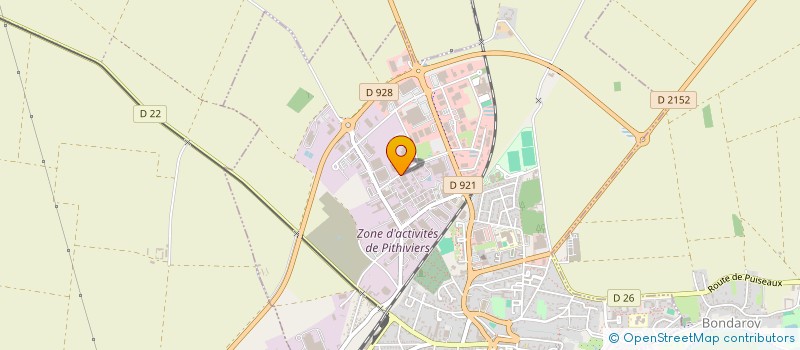localisation de l'entreprise SYNER J à PITHIVIERS