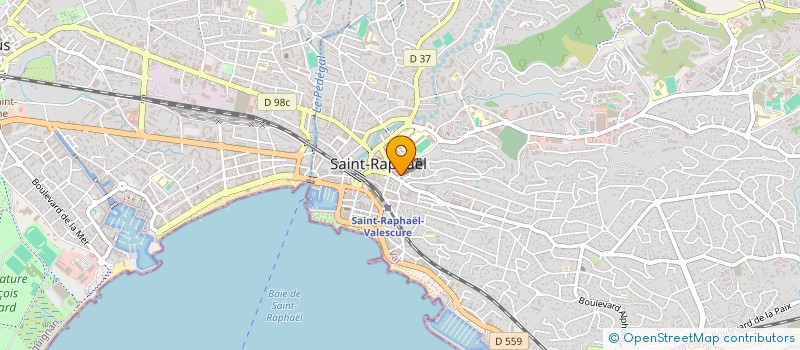 localisation de l'entreprise SYNER PRESS à SAINT-RAPHAEL