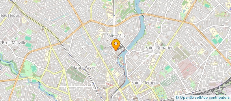 localisation de l'entreprise SYNERCOM FRANCE OUEST à NANTES
