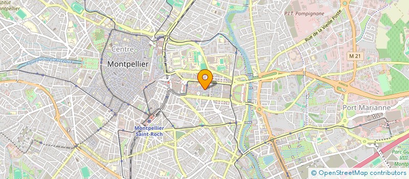 localisation de l'entreprise SYNERCOM LANGUEDOC ROUSSILLON à MONTPELLIER