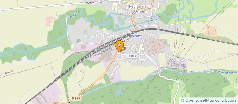 localisation de l'entreprise SYNERCOOP à REVIGNY-SUR-ORNAIN