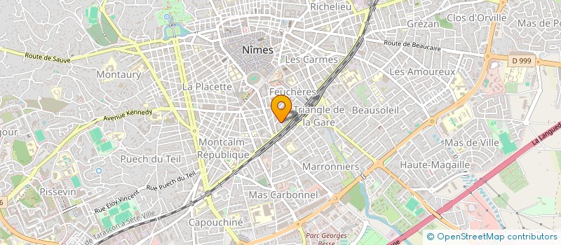 localisation de l'entreprise SYNERDEV  NIMES