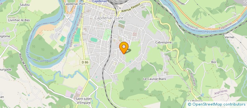 localisation de l'entreprise SYNERDRIVE  CAPDENAC-GARE